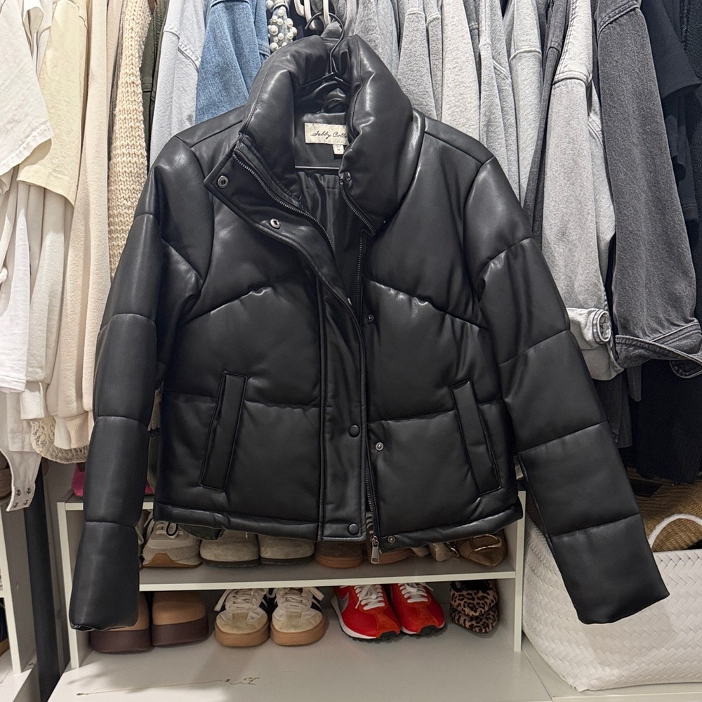 Black Mini Puffer Jacket